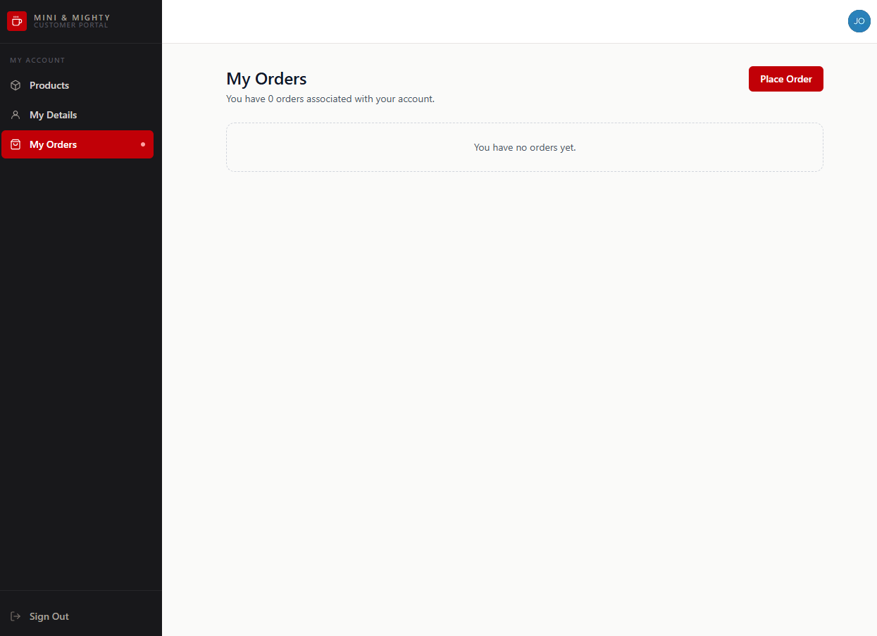 Customer portal